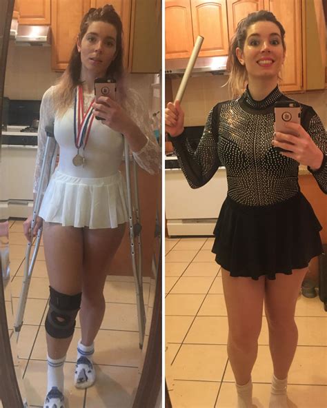 Was On Crutches Last Halloween And Went As Nancy Kerrigan This Year Obviously Had To Be Tonya