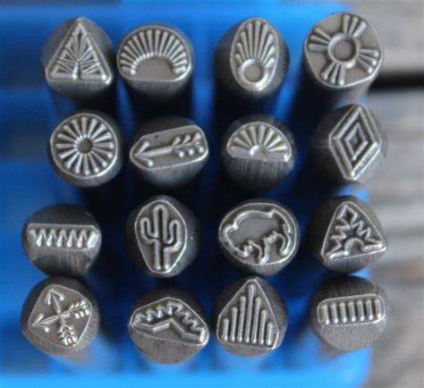 Southwest Metal Design Stamp 38 In8mm Approx Image Metal Etsy