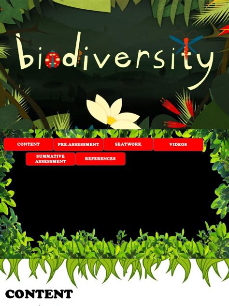 Biodiversity Powerpointpptx Biodiversity Environmental Conservation