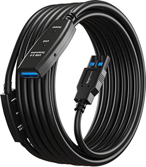 MutecPower 10m USB 3 0 Aktiv Kabel männlich zu weiblich Kabel mit 2