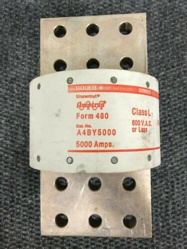 Aby5000 Fuse Gould Shawmut 5000 Amp Form 480 600 Vac Or Less Ships 247 Ebay