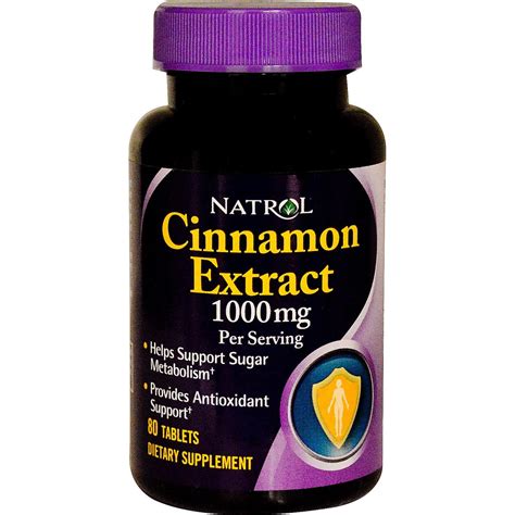 Cinnamon Extract1000 Mg80 Tablets Supplement Australia Mega Vitamins
