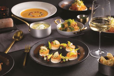 All of us here at caesars palace and the. Scallops served 5 tantalizing ways in Las Vegas | Las ...