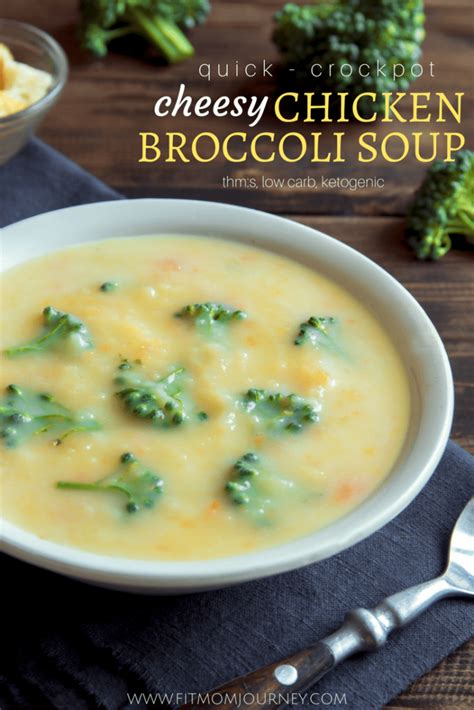 Trim Healthy Mama Crockpot Chicken Broccoli Soup