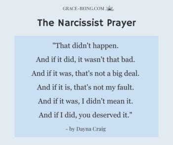 The Narcissist Prayer Explained A Poem On Narcissists