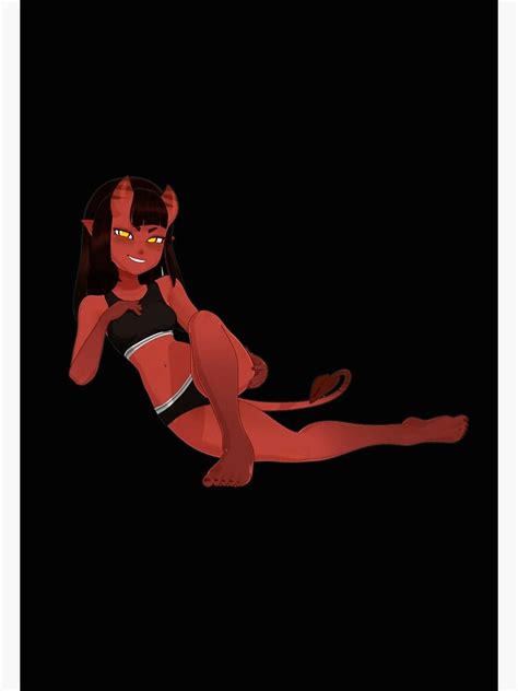 Meru The Succubus Art Print For Sale By Lewd Weeb Shop Redbubble