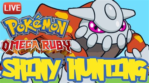 Pokemon Omega Ruby Oras Shiny Hunting Soft Reset Heatran Youtube