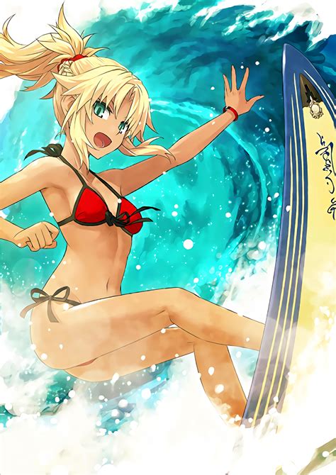 fate stay night servants — rider mordred swimsuit edition