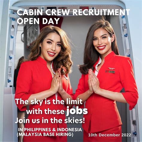 fly gosh air asia cabin crew recruitment indonesia and philippines walk in interview