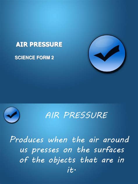 Air Pressure Science Form 2 Chapter 6 Pressure Atmosphere Of Earth
