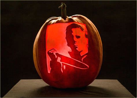 Free Michael Myers Pumpkin Carving Template Resume Example Gallery