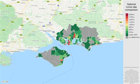 Portsmouth Robbery Crime Statistics In Maps And Graphs