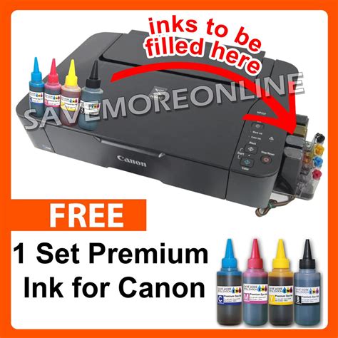View other models from the same series. Canon Pixma MP237 3-in-1 Printer w/ CiSS Filled w/ inks ...