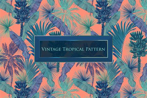 Vintage Tropical Pattern On Behance