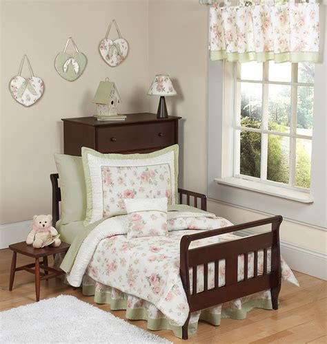 Sweet Jojo Designs Rileys Roses Toddler Bedding Set | Toddler bed set, Toddler bed girl, Toddler ...