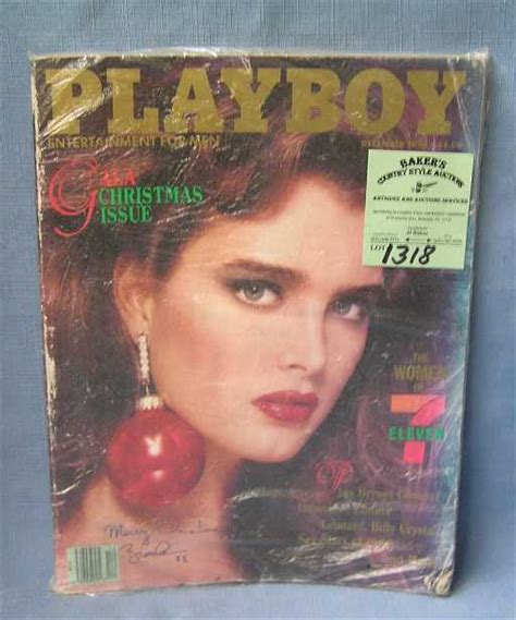Vintage Playboy Magazine Featuring Brooke Shields