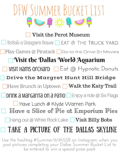 Dallas Summer Bucket List Tastebud Travels