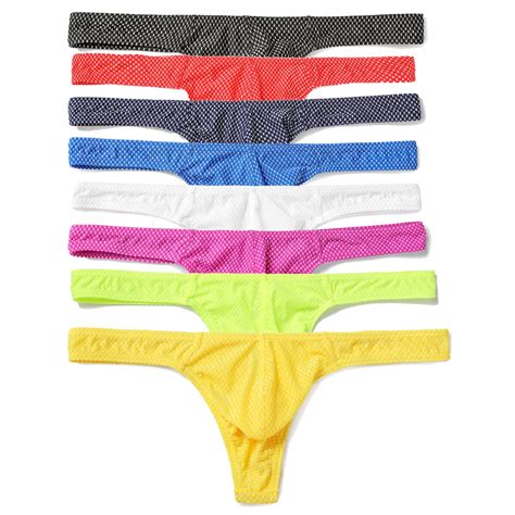 4pcslot Men Thongs G Strings Sexy Gay Men Underwear Smooth Ice Silk Panties Low Rise Men T