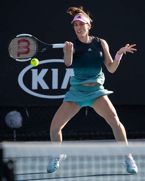 1.8 metres ( 5 ft. ANDREA PETKOVIC at 2019 Australian Open at Melbourne Park ...