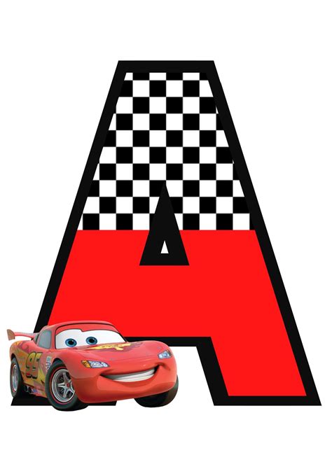 Disney Cars Letters For Banners And Standees Disney Cars Birthday