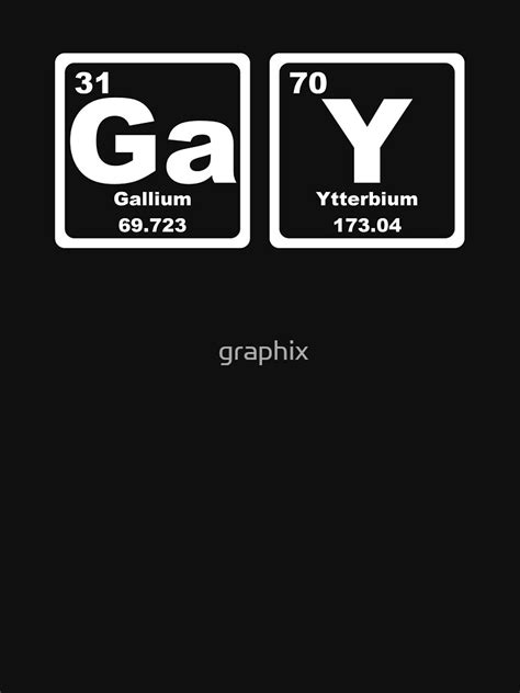 Gay Periodic Table T Shirt By Graphix Redbubble