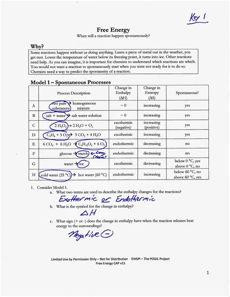 Nai + cacl2  nacl + cai2. Endothermic And Exothermic Reactions Worksheet | Free ...