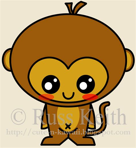 Cute N Kawaii How To Draw A Kawaii Monkey