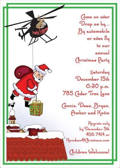 Christmas Party Invitation Wording At