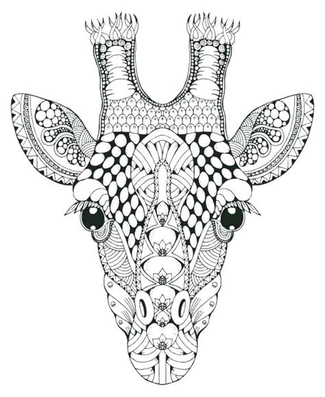 An adult coloring book of 40 zentangle giraffe designs with henna, paisley and mandala style patterns (animal coloring books for adults) (volume 26) adult coloring world 4.6 out of 5 stars 185 Giraffe Coloring Pages For Adults at GetColorings.com ...