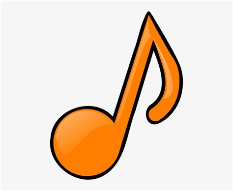 Musical Note Orange Clip Art Note De Musique Orange Png Image