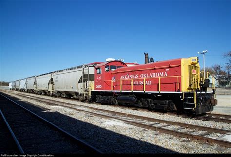 Aok 2010 Arkansas And Oklahoma Railroad Emd Sw8 At Mcalester Oklahoma By