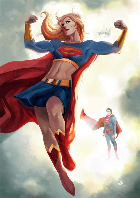 Supergirl Always Flexing By Ellinsworth By Cerebus873 On Deviantart