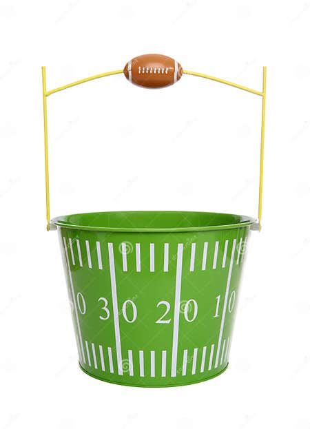 Football Bucket Stock Photo Image Of Gridiron Goal 13180890