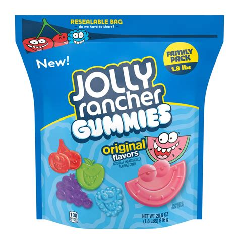 Jolly Rancher Gummies Sweet Fruity Assortment Pouch 288 Oz