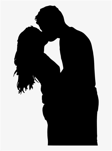 Download Kiss Silhouette Love Romance Watercolor Painting Silhouette