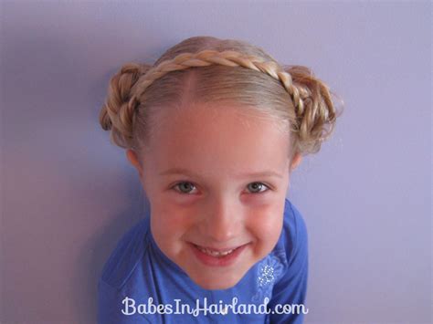 Braided Headband And Messy Buns Babes In Hairland