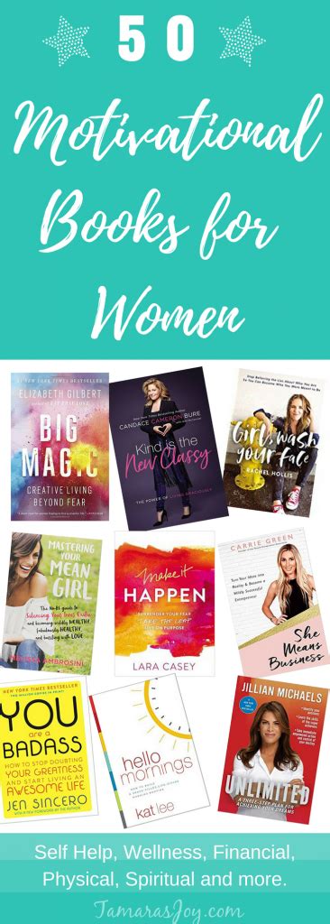 50 Motivational Books For Women To Encourage And Inspire ⋆ Tamaras Joy