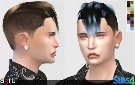 A3ru Adam Hairstyle Sims 4 Hairs