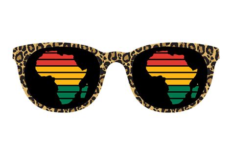 Africa Leopard Print Sunglasses Png Svg Graphic By Sunandmoon Creative Fabrica