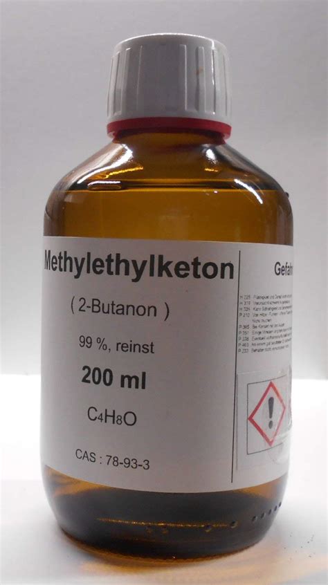 200 Ml Of Methyl Ethyl Ketone Mek 2 Butanone 99 As A Solvent For