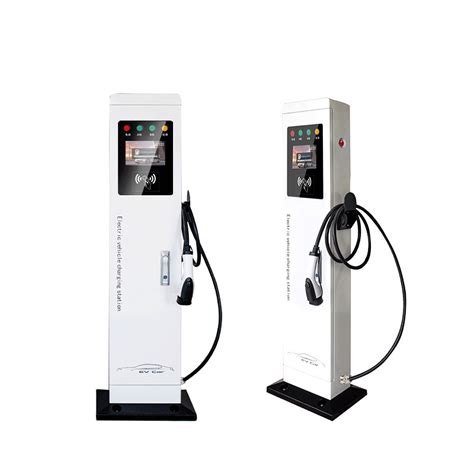 Smart Pedestal Electric Vehicle AC Charger 32A Integrated Type 2 AC EV