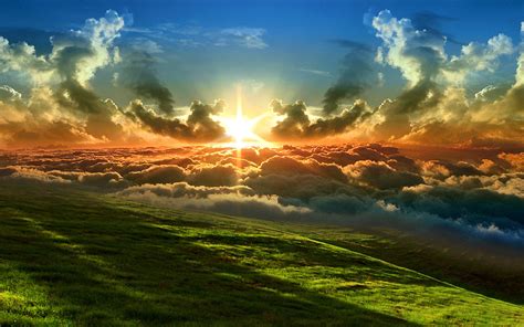 Sun Rays Through Clouds Wallpapers Wallpaper Cave