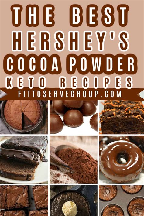 Unsweetened cocoa powder (naturally derived during the separation of cocoa butter from the cocoa paste) contains 1.8 grams of fiber per tablespoon, plus iron, manganese, magnesium, and zinc. Hershey's Cocoa Powder Keto Recipes · Fittoserve Group
