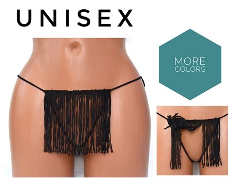 Uncensored Extreme Open Crotch Bikini String Bikini Fringe Etsy
