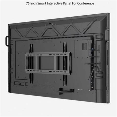 47 X 26 White 75 Inch Gladwin Smart Interactive Conference Panel For