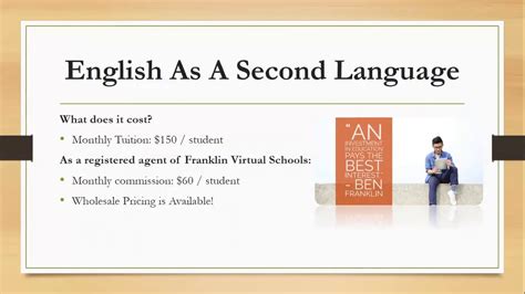 English As A Second Language And English Language Enhancement Courses