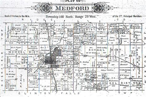 Steele County Mn 1897 Plat Map