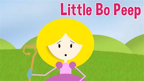 Little Bo Peep Nursery Rhyme By Oxbridge Baby Youtube