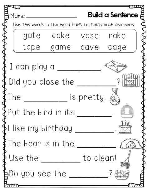 Ela 2nd Grade Worksheet