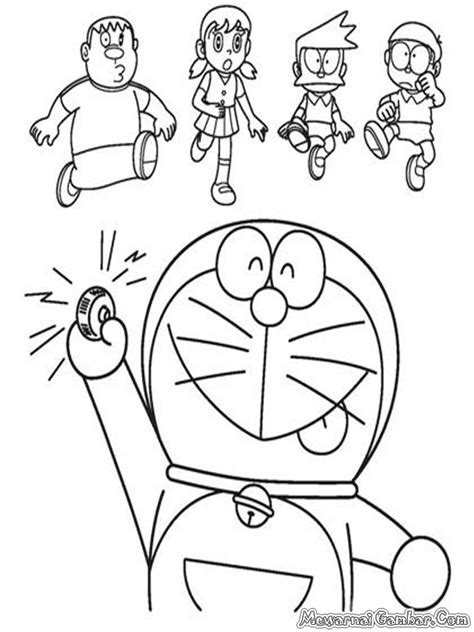 Doraemon mewarnai buku permainan description. Mewarnai Gambar Doraemon | Mewarnai Gambar